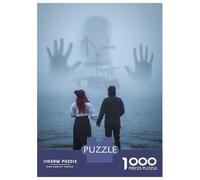 1000 Piece Puzzle for Adults, Pirate Ghost Ship Artwork, Mindfulness Activity, Winter Indoor Entertainment, Durable Puzzle Pieces, 70x50cm/1000pcs