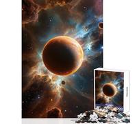 1000 Piece Puzzle For Adults Pluto in Nebula Toy Wall Decor Great Gifts And Toys for Educational Game for Birthday, Chrismas Size 50x75cm