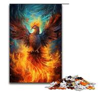 1000 Piece Puzzle for Adults Psychedelic Phoenix Jigsaw for Educational Game Challenge Toy Artwork Gift 1000 PCS