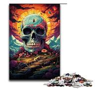 1000 Piece Puzzle For Adults Psychedelic Strange Skeleton Game Puzzles for Is Ideal As A Gift for The Whole Family 75x50cm