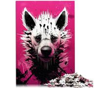1000 Piece Puzzle For Adults psychedelic The hyena Relax Games 26x38cm Artists Collection Fine Art for teenager Age 14 Years Up