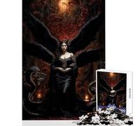 1000-piece Puzzle for Adults Queen of Serpents And Fire Lilith Enjoyable Group Leisure Activity Special Festive Holiday Surprise Gifts (38X52cm)