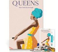 1000 Piece Puzzle For Adults Queens Neat Edge Decor Brain Activity Fun Easy Time Fun Birthday Mind Gift (50x75cm)