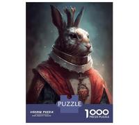 1000-piece Puzzle for Adults Rabbit Petite Jigsaws for Adults Family Games Precision Cutting Unique Birthday And Xmas Gifts 70x50cm/1000pcs