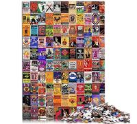 1000 Piece Puzzle For Adults retro art Recycled Cardboard for Adults Kids Age 12+ 10.27x14.96inch