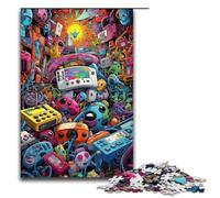 1000 Piece Puzzle For Adults Retro Gamepad Game Puzzles for Is Ideal As A Gift for The Whole Family 75x50cm