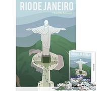 1000-piece Puzzle for Adults Rio De Janeiro Jigsaw Puzzles for Adults But Fun And Humorous Help The Brain Exercise Gifts for Friends And Family (38x52cm)