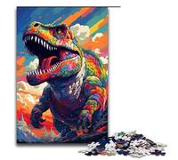 1000 Piece Puzzle For Adults Robot Dinosaurs by of Thick Coloured Jigsaw Relax Games Family Game Stress Reliever Difficult Challenge 75x50cm