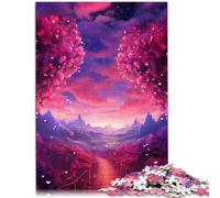 1000 Piece Puzzle For Adults Rose Road to the Sky learning educational puzzle 26x38cm deal as gifts for the whole family