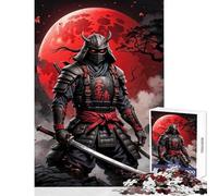 1000 Piece Puzzle For Adults Samurai Japanese Warrior Home Decoration Toys Secret Santa Gifts Practical Game Train Your Brain And Hands Size 38x52cm