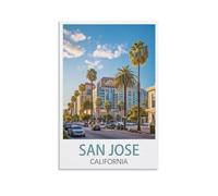 1000 Piece Puzzle for Adults，San Jose California Posters，Home Decor Birthday Party Gift Toy for Men Women Elders Seniors 38x26cm