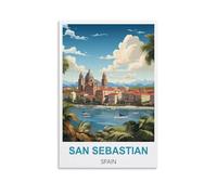 1000 Piece Puzzle for Adults San Sebastian Spains Jigsaw Puzzles for Adults 1000 Piece, Classic Puzzle Teens Boys Girls Puzzles 70x50cm