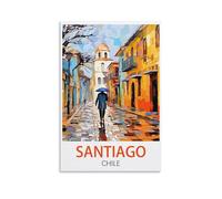 1000 Piece Puzzle for Adults Santiago Chile Home Decor Birthday Party Gift Toy for Men Women Elders Seniors 26x38cm