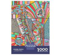 1000-piece Puzzle for Adults Saxophone Keyboard Jigsaws for Adults Family Games Precision Cutting Unique Birthday And Xmas Gifts 70x50cm/1000pcs