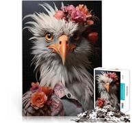 1000 Piece Puzzle For Adults SECRETARY BIRD Dekomprimierendes intellektuelles Lernspielzeug Geschenk zum Geburtstag75x50cm