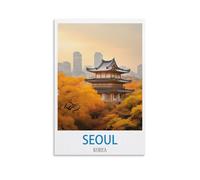 1000 Piece Puzzle for Adults Seoul Korea Paper Jigsaw Puzzle 1000 Pieces Adult Toys Decompression Game 38x26cm