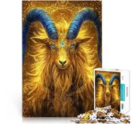 1000 Piece Puzzle For Adults sheep head art Made of wood for 14+ Puzzle game Offered as gifts for the whole family。size：50x75cm/19.68x29.52inch