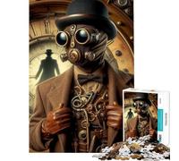 1000 Piece Puzzle For Adults Sherlock Holmes Steampunk Puzzle for Adults Family Games For Family Fun Deal As Gifts for The Whole Family (Size 38x52cm)