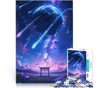 1000 Piece Puzzle For Adults Shinto Shrine Under Stars Staycation: Zeit totschlagen Einzigartige Wohndekoration und Geschenke75x50cm