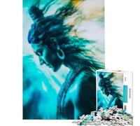 1000-piece Puzzle for Adults Shiva Flowing Energy Toy Intellectual Game Brain Teaser Game Analysis And Logic Gifts for Women Men (Size 38x52cm)