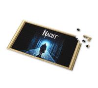 1000 Piece Puzzle For Adults Silhouette Walking Down A Dark Cobblestone Tunnel Towards Light Picture Puzzle Boy Toys 3 Year Old Girl Gifts(1000PCS)