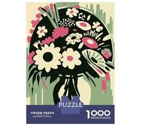 1000 Piece Puzzle for Adults, Sophia Bouquet of Flowers Artwork, Creative Leisure Activity, Idea, Precision Cut Pieces, 52x38cm/1000pcs