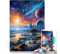 1000 Piece Puzzle For Adults Space landscape Analysis and logic 26x38cm for is ideal as a gift for the whole family for and Age 14 Years Up