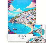 1000 Piece Puzzle For Adults Spain's Balearic Islands, Educational Toy, Parent-child Interaction, Unique Birthday And Xmas Gifts 38x26cm