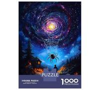 1000-piece Puzzle for Adults Spider And The Galaxy Puzzles for Adults Family Games Presents for Women Unique Birthday And Xmas Gifts 38x26cm/1000pcs