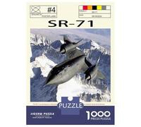 1000-piece Puzzle for Adults SR71 Blackbird Air Jigsaws for Adults Family Games Precision Cutting Unique Birthday And Xmas Gifts 52x38cm/1000pcs
