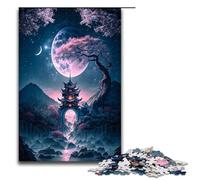 1000 Piece Puzzle For Adults Starry Sky Old Tower Game Puzzles for Is Ideal As A Gift for The Whole Family 1000 PCS(75x50cm)