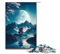 1000 Piece Puzzle For Adults Starry Sky Old Tower Game Puzzles for Is Ideal As A Gift for The Whole Family 1000 PCS(38x26cm)