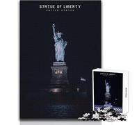 1000-piece Puzzle for Adults Statue of Liberty Educational Family Game Precision Cutting Gift For Birthdays Size 50x75cm
