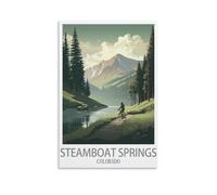 1000 Piece Puzzle for Adults，Steamboat Springs Colorado For Kids And Adults, Personalised Assembling Jigsaw Fun Game 52x38cm