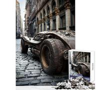 1000-piece Puzzle for Adults Steampunk Car in City Puzzles for Teenagers Staycation Kill Time Help The Brain Exercise Unique Birthday And Gifts (50x75cm)