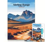 1000 Piece Puzzle For Adults Stirling Range National Park Australia Clean Cut Piece Thinking Skill Game Calm Time Fun Xmas Scene Art (38x52cm)