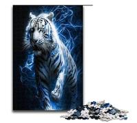 1000 Piece Puzzle For Adults Storm Tigers Game Puzzles for Is Ideal As A Gift for The Whole Family 1000 PCS(75x50cm)