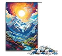 1000 Piece Puzzle For Adults Swiss Jungfrau Color Game Puzzles for Is Ideal As A Gift for The Whole Family 75x50cm