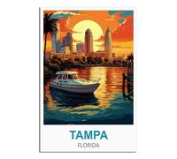 1000 Piece Puzzle for Adults，Tampa Florida Puzzles for Adults Teens Kids 1000 Pieces Impossible Puzzles Games Gift Toys Home Decoration 38x26cm