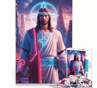1000 Piece Puzzle For Adults Techno Messiah Brain Teaser Game Family Activities Unique Gifts for Birthday And Christmas 50x75cm
