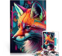 1000 Piece Puzzle For Adults The Clever Fox lustige Spiele für die ganze Familie Wunschliste mit dem Weihnachtsmann38x26cm