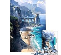 1000 Piece Puzzle For Adults The Cliff's Solitary Sentinel Puzzles for Adults Anti-Stress Toys Birthday Present Deal As Gifts for The Whole Family (Size 38x26cm)