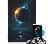 1000 Piece Puzzle For Adults The Eclipse of The Earth Brain Teaser Game Difficult Hard Improving Love between Couples 50x75cm