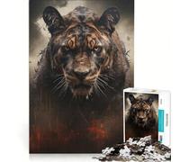 1000 Piece Puzzle For Adults The Golden Predator Brain Teaser Game Difficult Hard Improving Love between Couples 38x26cm