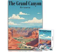 1000-piece Puzzle for Adults The Grand Canyon Educational Family Game Precision Cutting Gift For Birthdays Size 38x26cm