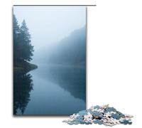 1000 Piece Puzzle For Adults The Lake in The Fog Looks Like A Fairyland Game Puzzles for Is Ideal As A Gift for The Whole Family 1000 PCS(75x50cm)