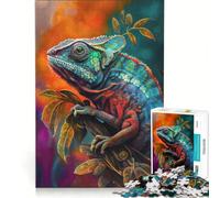 1000 Piece Puzzle For Adults The Mutable Chameleon Brain Teaser Game Difficult Hard Improving Love between Couples 38x26cm