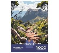 1000 Piece Puzzle for Adults, The Otter Trail South Africa Landscape Artwork, Creative Leisure Activity, Christmas Family Activity, Durable Puzzle Pieces, 70x50cm/1000pcs