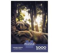 1000-piece Puzzle for Adults The Sleeping Koala Jigsaws for Adults Family Games Precision Cutting Unique Birthday And Xmas Gifts 38x26cm/1000pcs