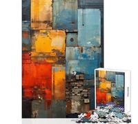 1000-piece Puzzle for Adults The Urban Life Toy Wall Decor Great Gift for Games Practical Game Wishlist with Santa Claus Size 38x52cm